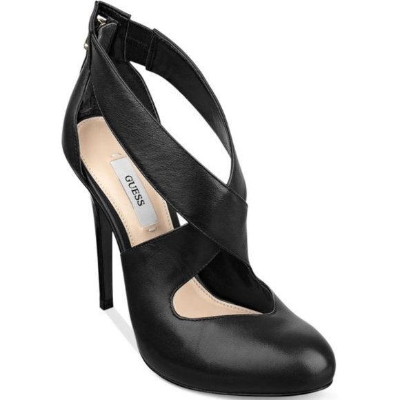 GUESS Black Criss Cross Ramba Pumps - Picture 2 of 5